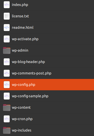 wp-config.php File Path